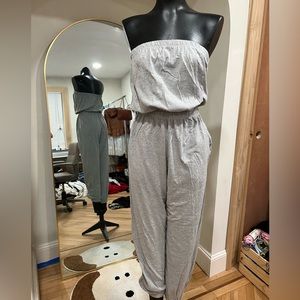 Gray American Apparel Jumpsuit